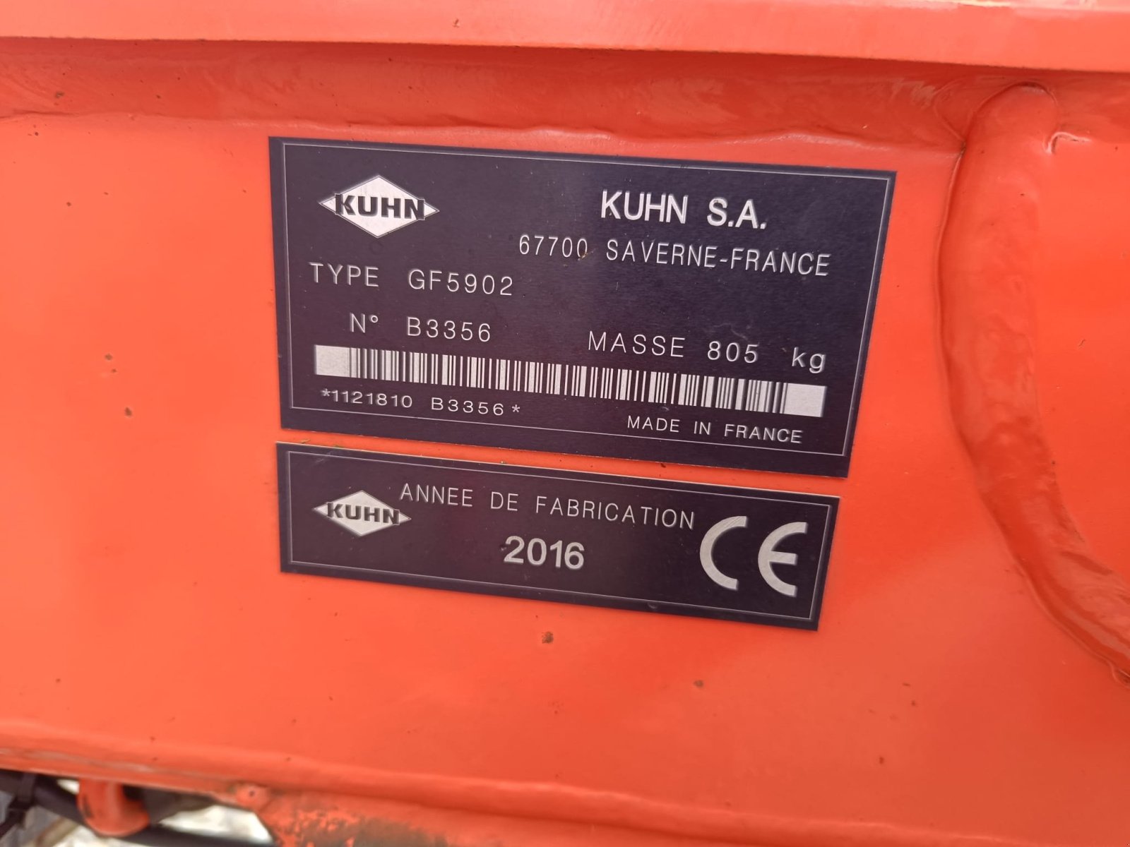 Kreiselheuer typu Kuhn GF 5902, Gebrauchtmaschine v Le Horps (Obrázek 5)
