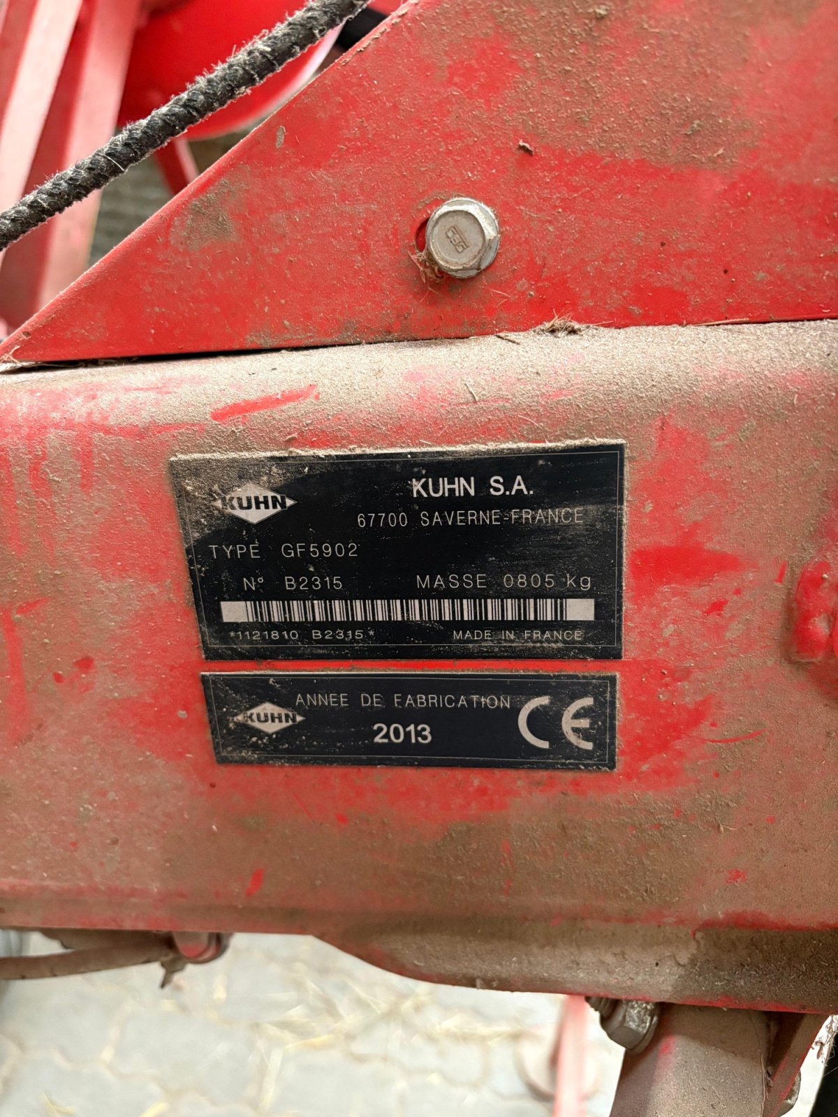 Kreiselheuer typu Kuhn GF 5902, Gebrauchtmaschine w Mörlenbach (Zdjęcie 3)