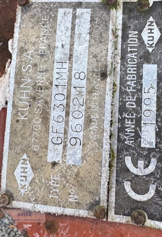 Kreiselheuer del tipo Kuhn GF 6301 MH, Gebrauchtmaschine In Lindenfels-Glattbach (Immagine 8)