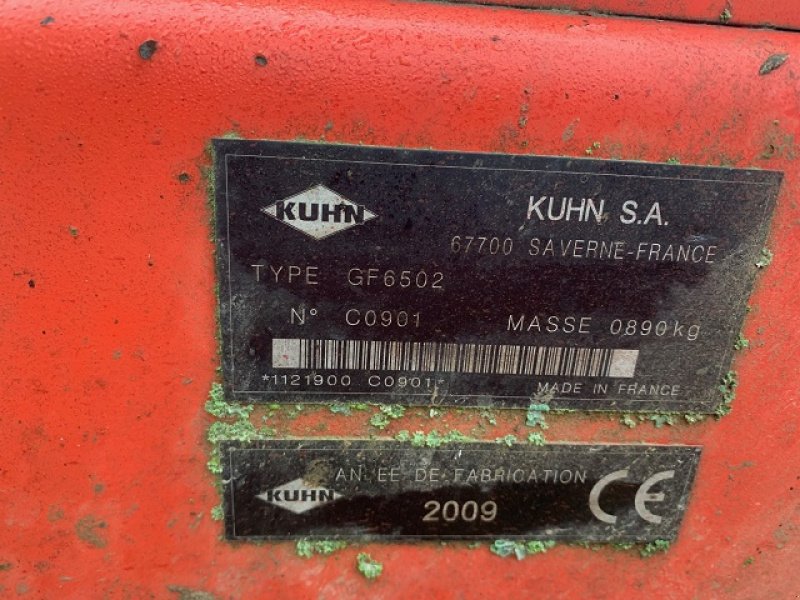 Kreiselheuer des Typs Kuhn GF 6502, Gebrauchtmaschine in LE PONT CHRETIEN (Bild 1)