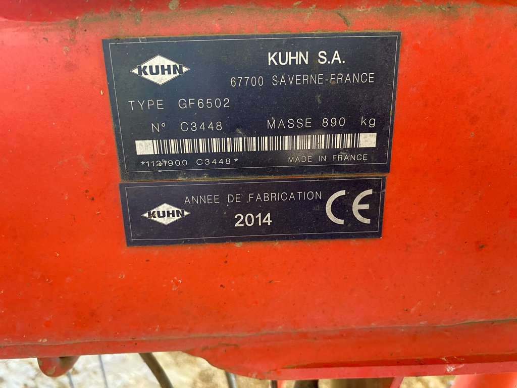 Kreiselheuer del tipo Kuhn GF 6502, Gebrauchtmaschine In UZERCHE (Immagine 7)