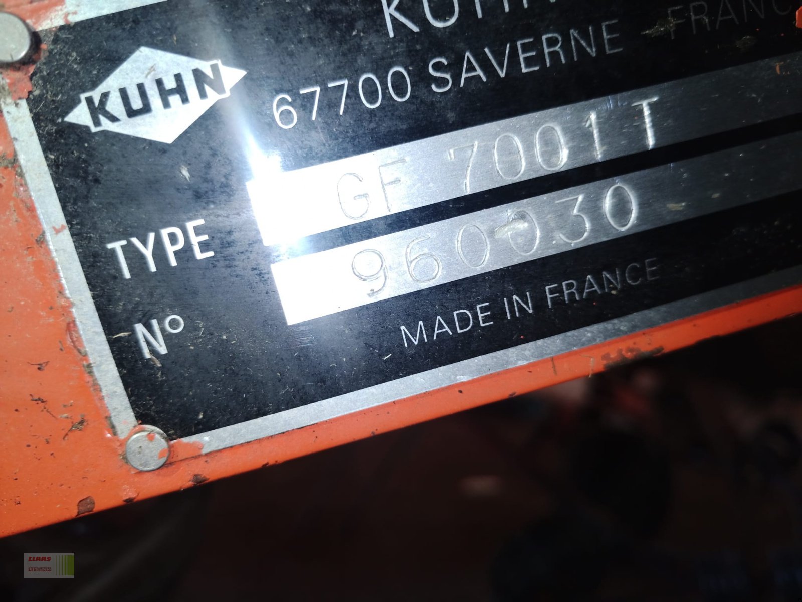 Kreiselheuer des Typs Kuhn GF 7001, Gebrauchtmaschine in Waal (Bild 4)