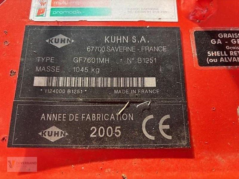 Kreiselheuer of the type Kuhn GF 7601 MH, Gebrauchtmaschine in Colmar-Berg (Picture 5)