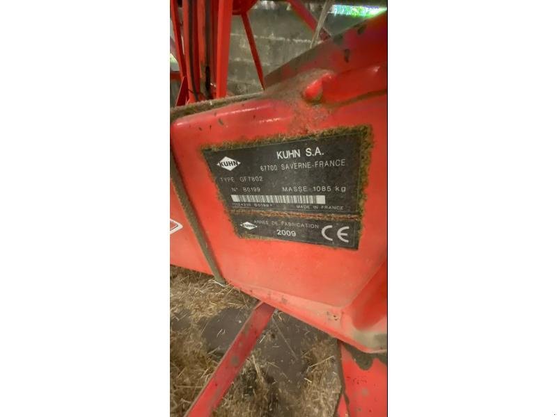 Kreiselheuer del tipo Kuhn GF 7802, Gebrauchtmaschine en STENAY (Imagen 5)