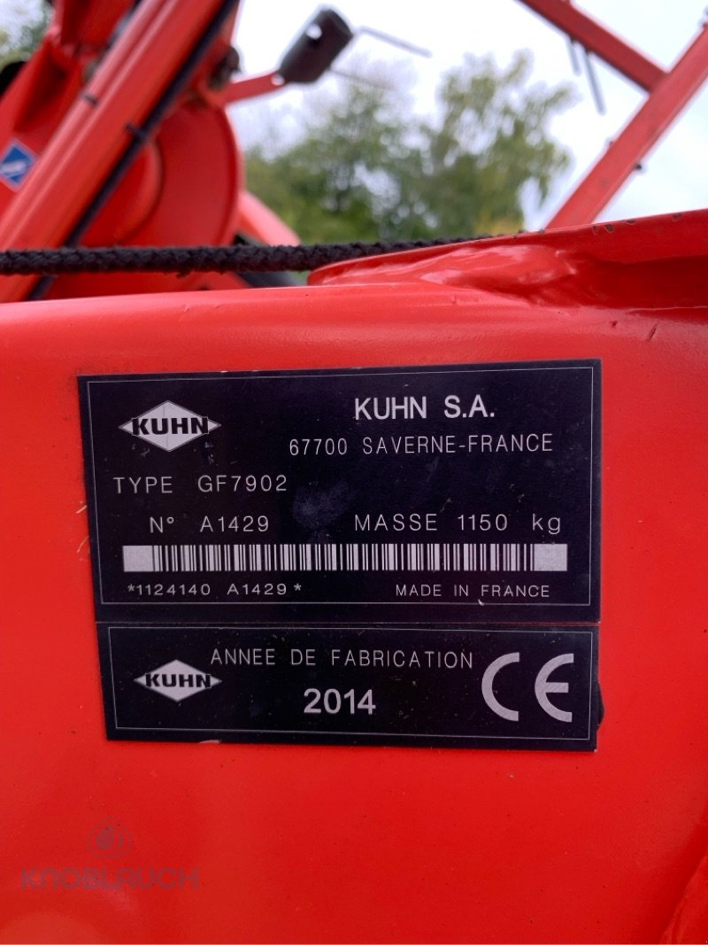 Kreiselheuer vrste Kuhn GF 7902, Gebrauchtmaschine v Kandern-Tannenkirch (Slika 6)