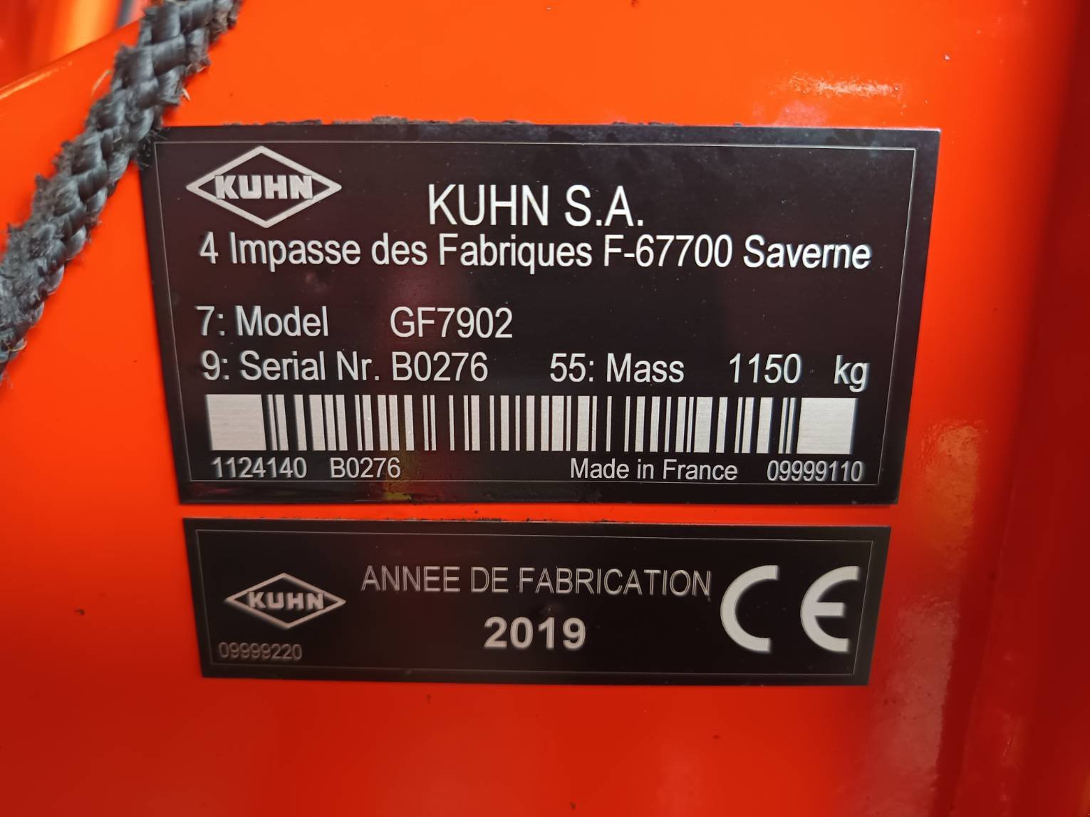 Kreiselheuer типа Kuhn GF 7902, Gebrauchtmaschine в Le Horps (Фотография 3)