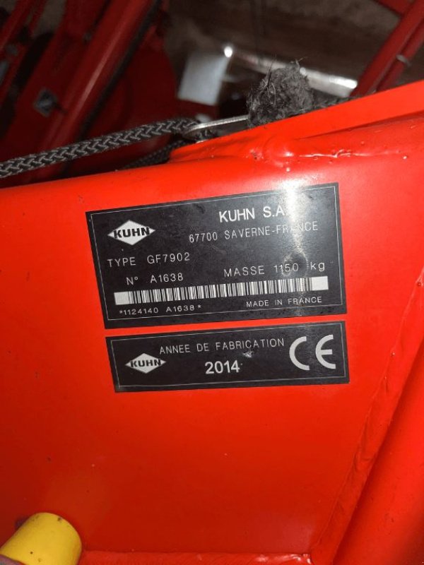 Kreiselheuer tipa Kuhn GF 7902, Gebrauchtmaschine u ENNEZAT (Slika 4)
