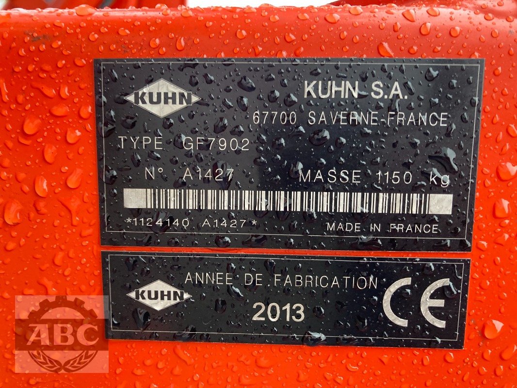 Kreiselheuer du type Kuhn GF 7902, Gebrauchtmaschine en Cloppenburg (Photo 11)