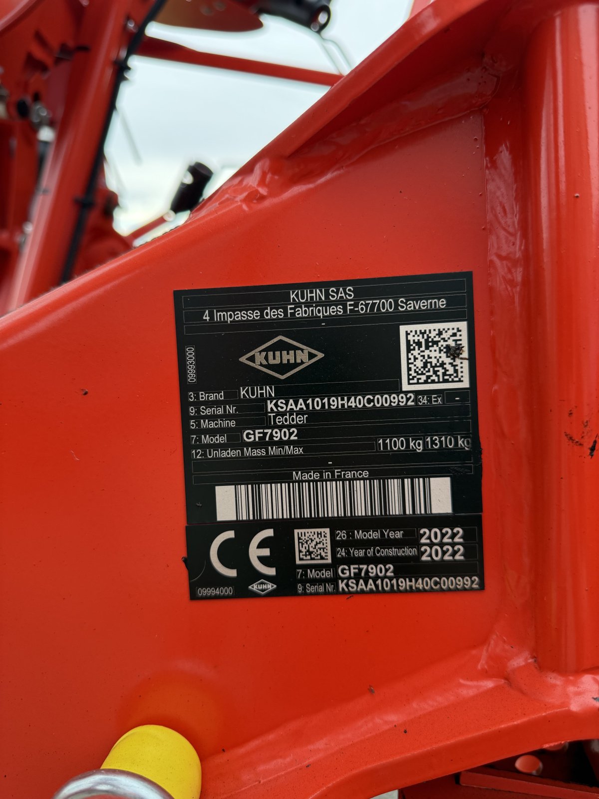 Kreiselheuer des Typs Kuhn GF 7902, Gebrauchtmaschine in Regen (Bild 3)