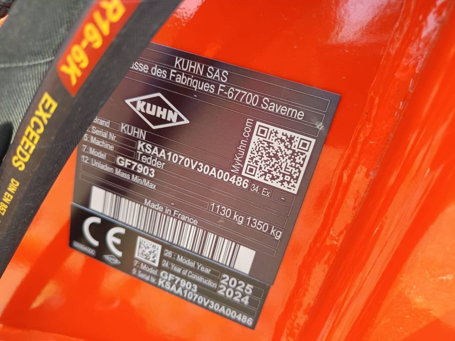 Kreiselheuer Türe ait Kuhn GF 7903, Gebrauchtmaschine içinde Le Horps (resim 6)