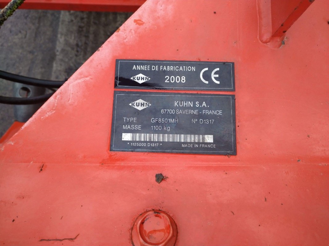 Kreiselheuer typu Kuhn GF 8501 MH Digidrive, Gebrauchtmaschine v Liebenwalde (Obrázek 8)