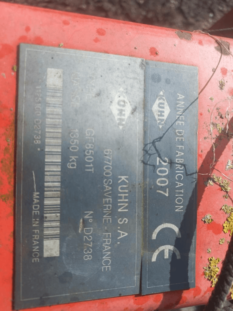 Kreiselheuer typu Kuhn GF 8501 MH, Gebrauchtmaschine v CINTHEAUX (Obrázek 3)
