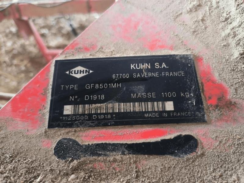 Kreiselheuer tipa Kuhn GF 8501 MH, Gebrauchtmaschine u LE PONT CHRETIEN (Slika 2)