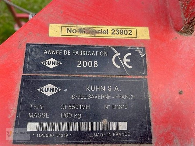 Kreiselheuer tipa Kuhn GF 8501 MH, Gebrauchtmaschine u Fischbach/Clervaux (Slika 4)