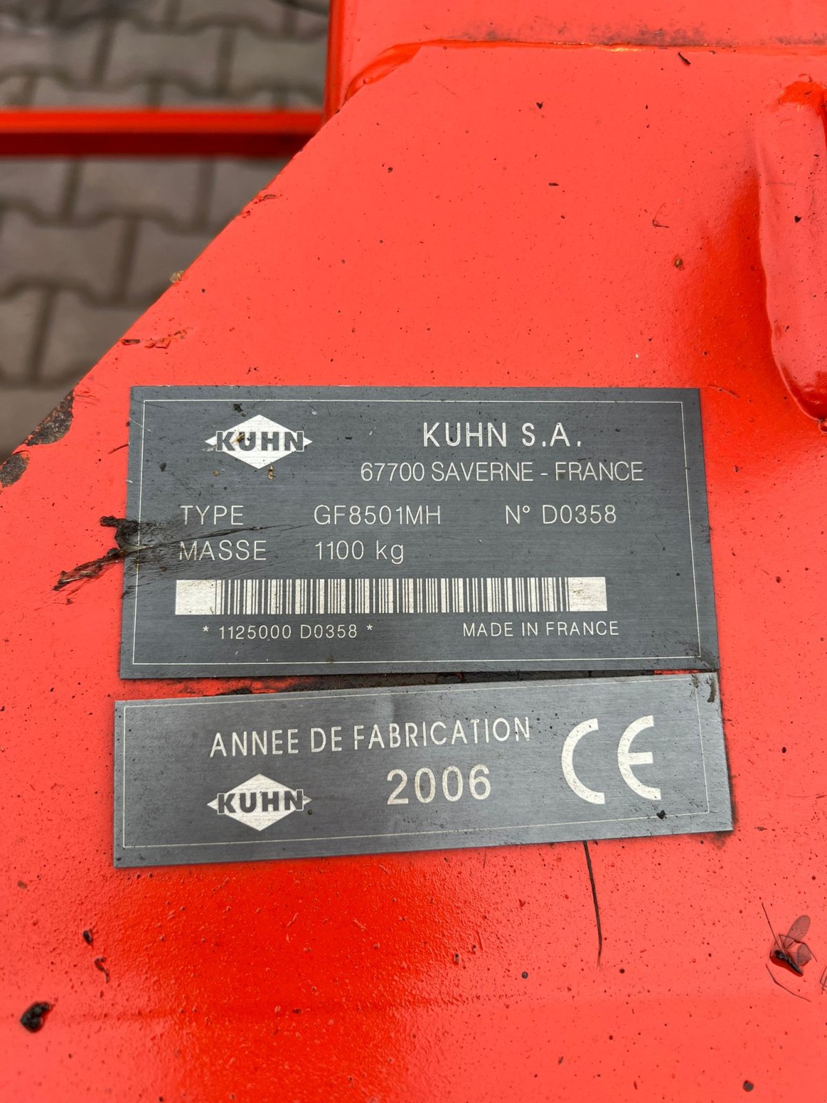 Kreiselheuer a típus Kuhn GF 8501 MH, Gebrauchtmaschine ekkor: Aislingen (Kép 4)