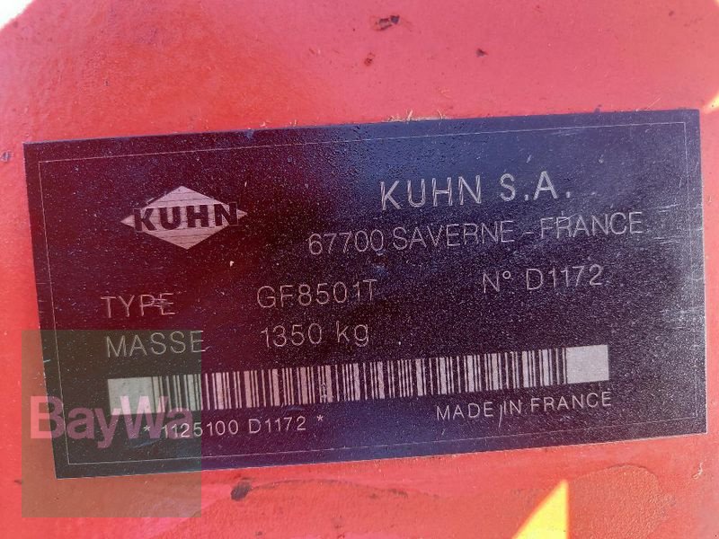 Kreiselheuer des Typs Kuhn GF 8501 T #482, Gebrauchtmaschine in Griesstaett (Bild 8)