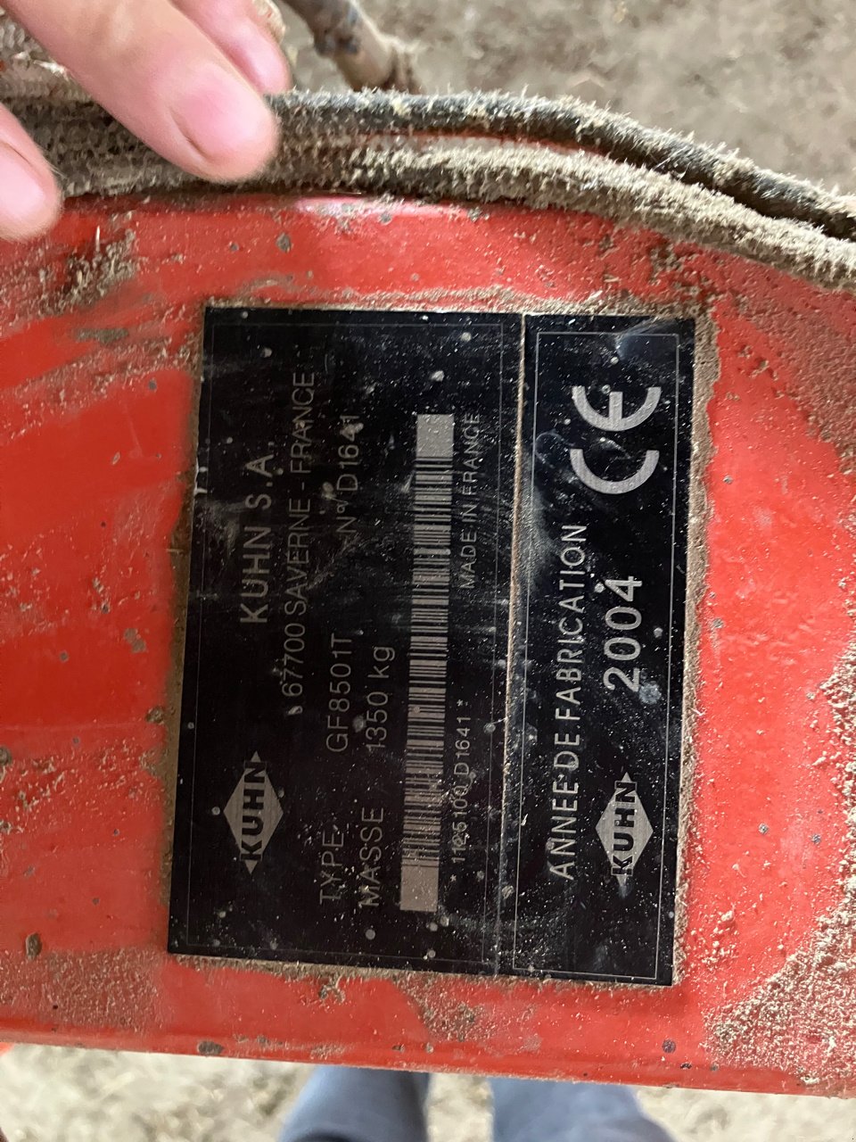 Kreiselheuer of the type Kuhn GF 8501 T, Gebrauchtmaschine in MORLHON LE HAUT (Picture 6)