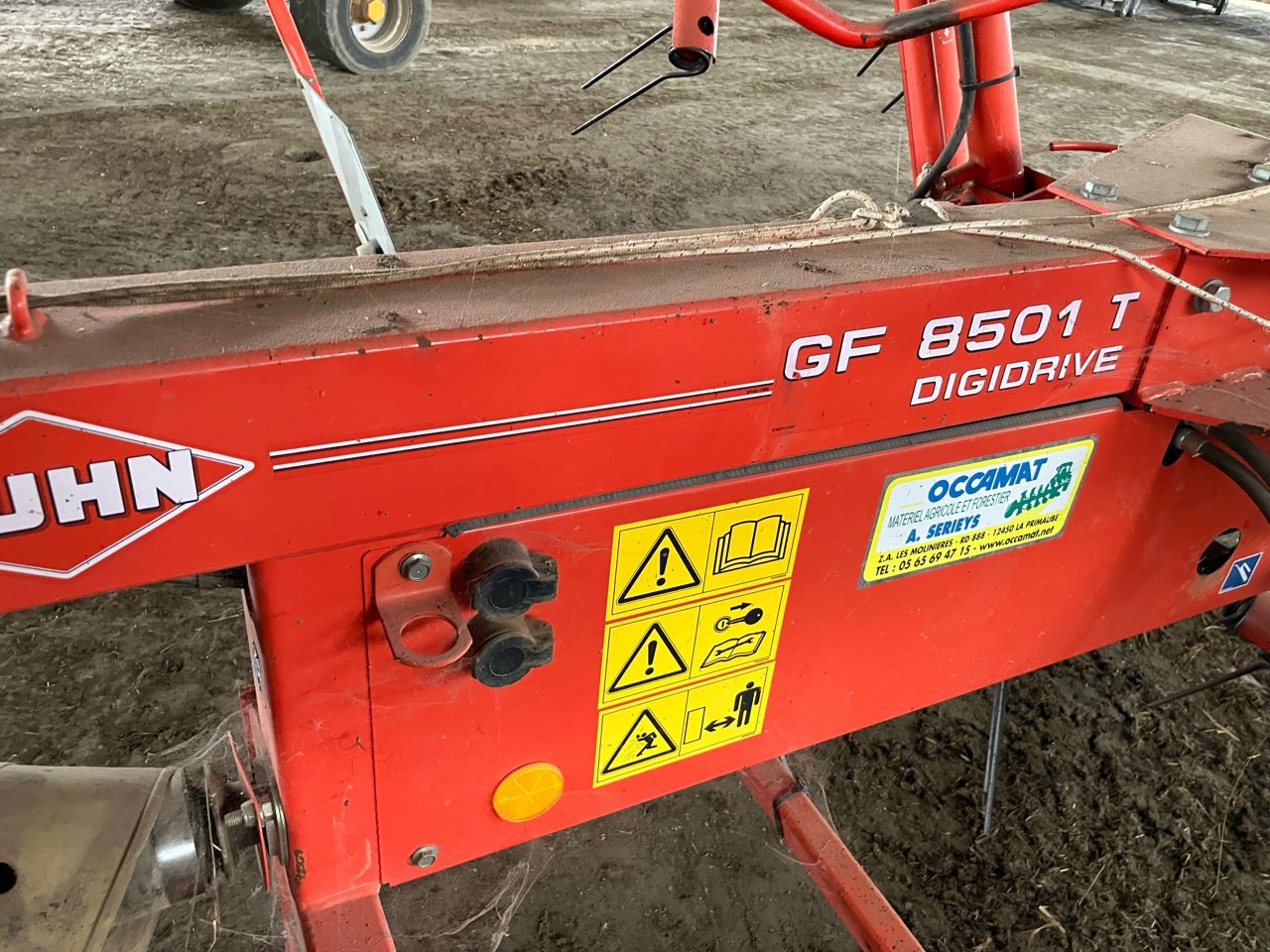 Kreiselheuer of the type Kuhn GF 8501 T, Gebrauchtmaschine in MORLHON LE HAUT (Picture 7)