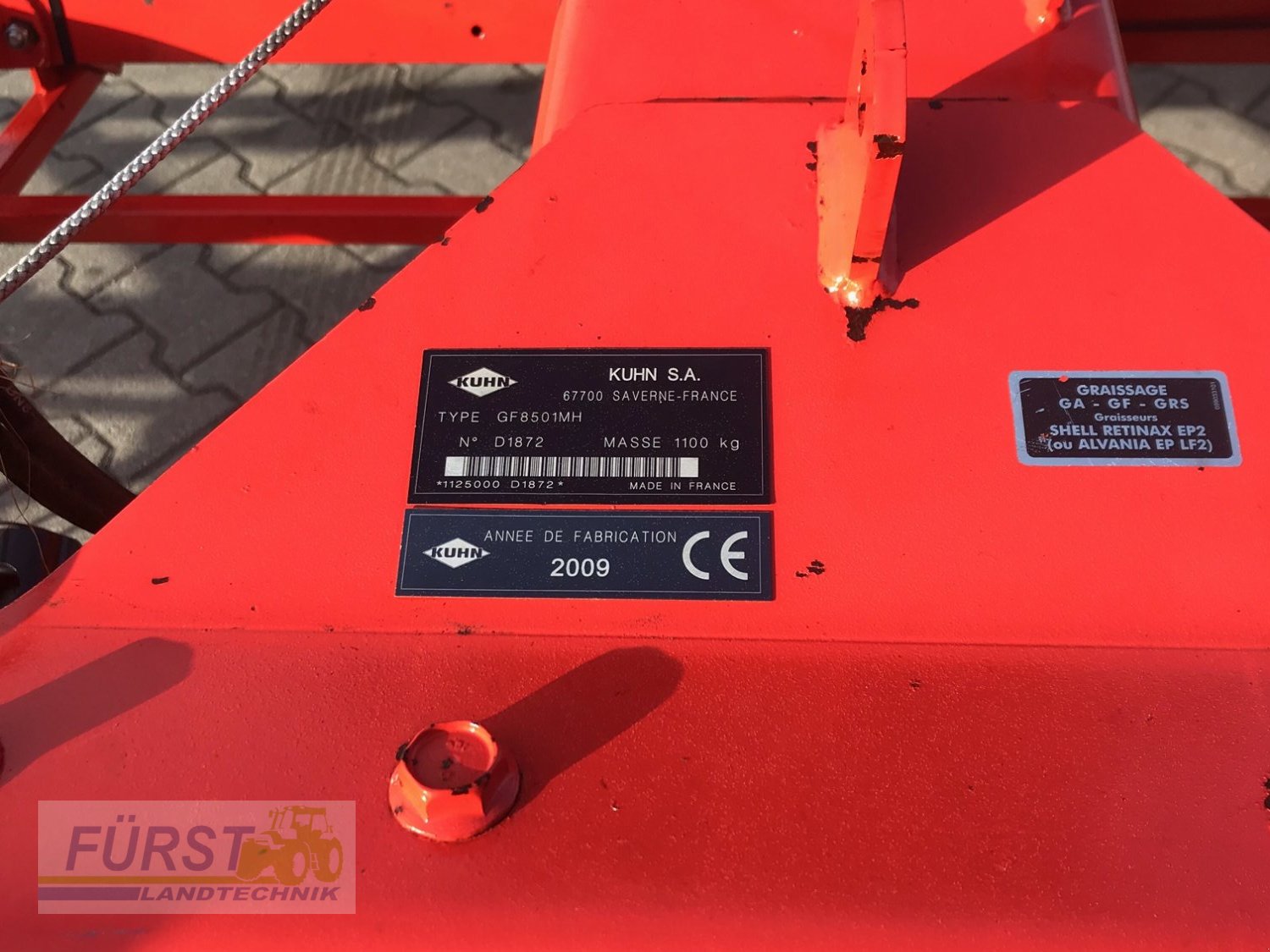 Kreiselheuer tip Kuhn GF 8501, Gebrauchtmaschine in Perlesreut (Poză 7)