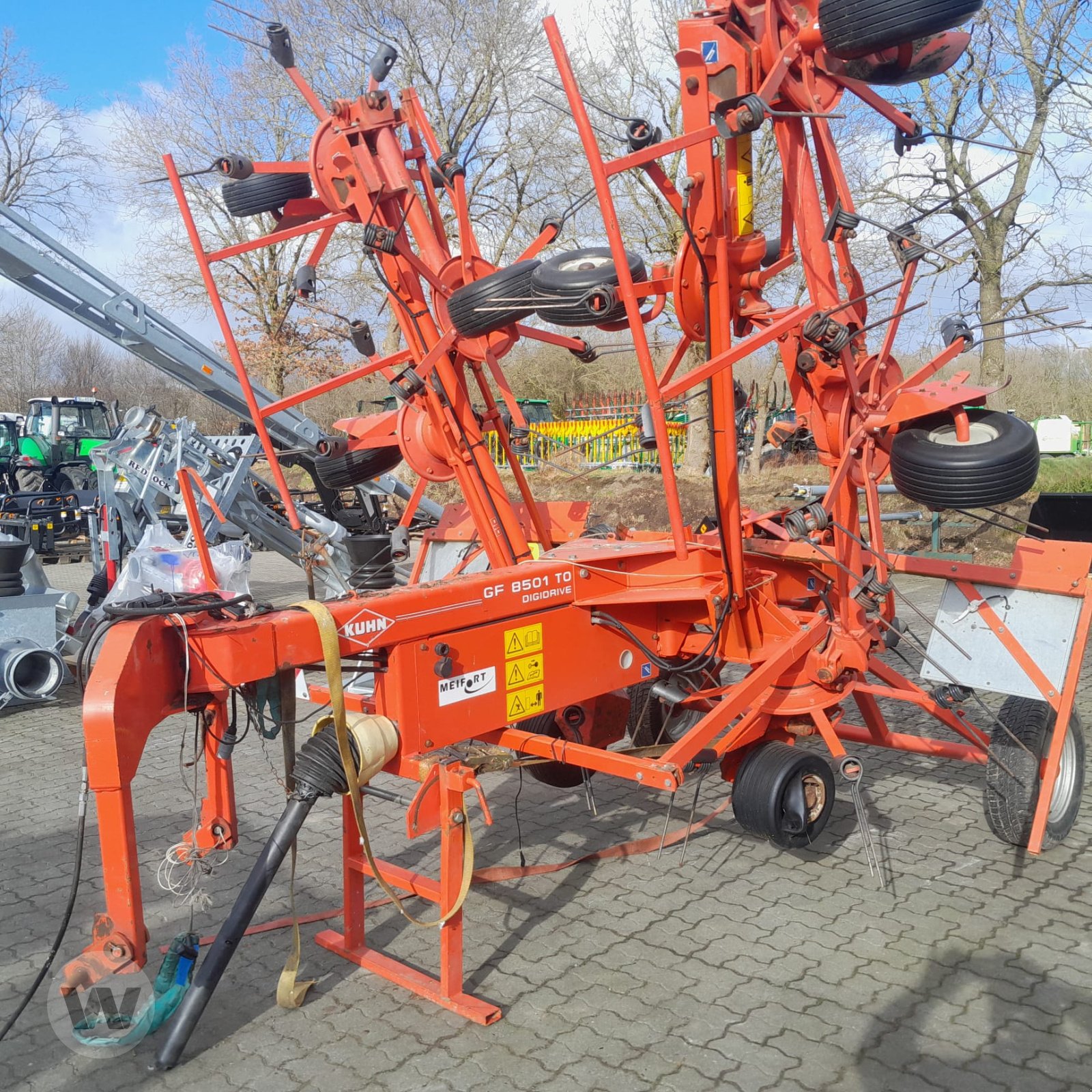 Kreiselheuer типа Kuhn GF 8501, Gebrauchtmaschine в Börm (Фотография 1)
