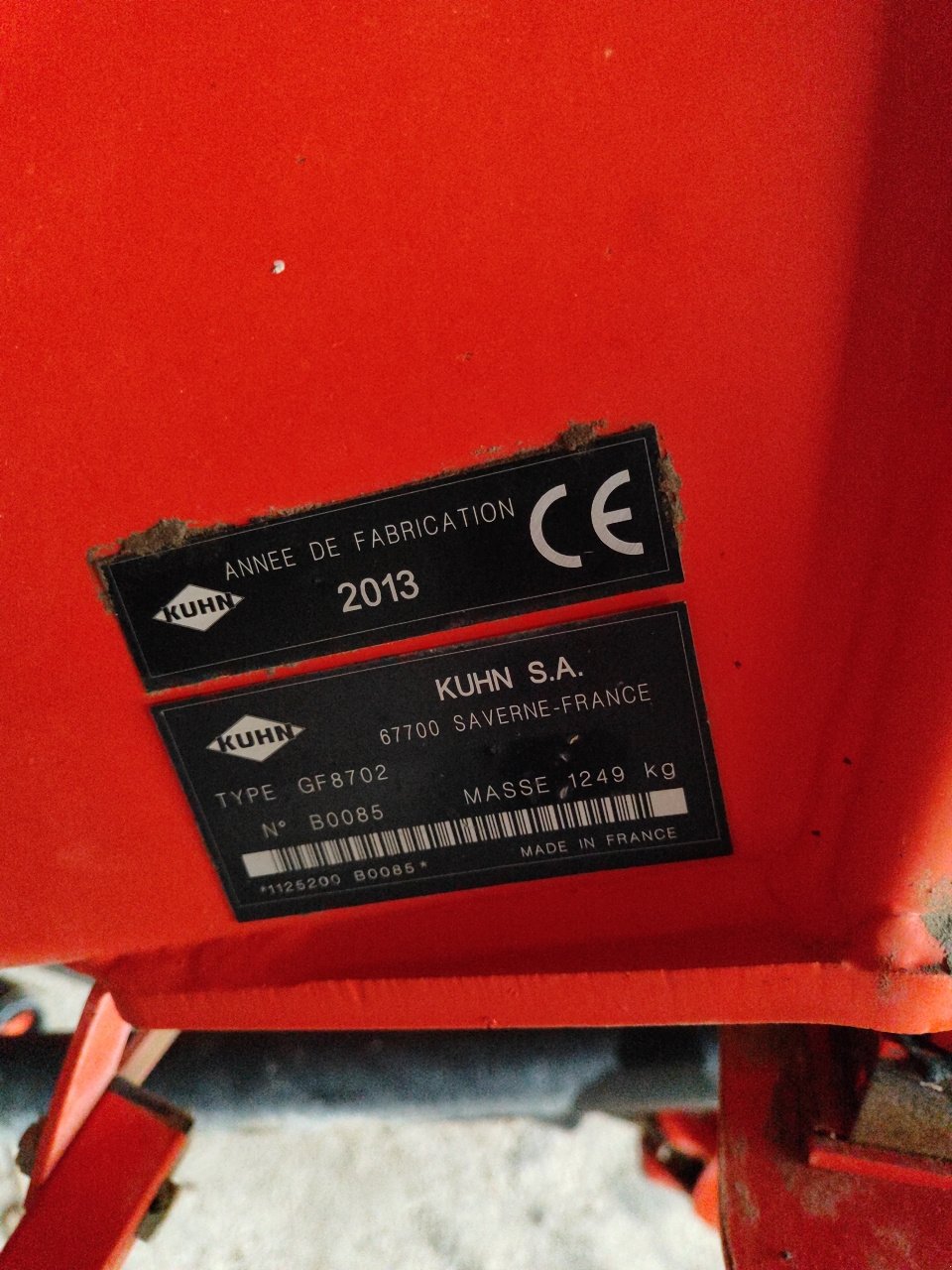 Kreiselheuer of the type Kuhn GF 8702, Gebrauchtmaschine in Lérouville (Picture 7)