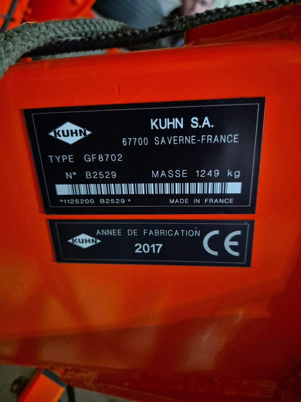 Kreiselheuer des Typs Kuhn GF 8702, Gebrauchtmaschine in MANDRES-SUR-VAIR (Bild 4)