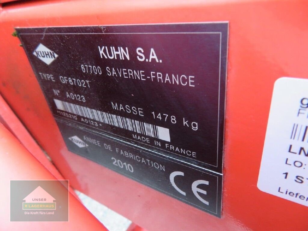 Kreiselheuer des Typs Kuhn GF 8702, Gebrauchtmaschine in Eferding (Bild 2)