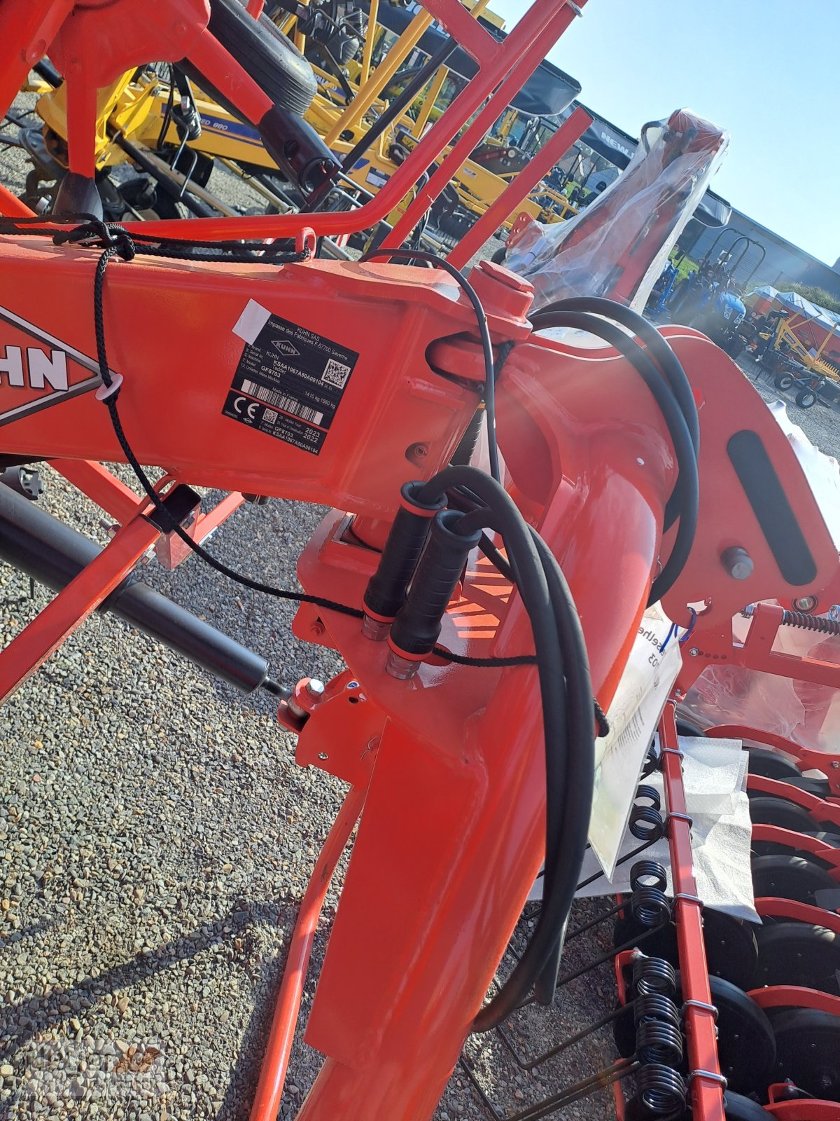 Kreiselheuer Türe ait Kuhn GF 8703, Neumaschine içinde Bad Waldsee Mennisweiler (resim 2)