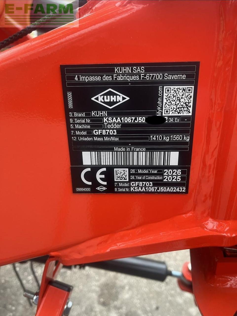 Kreiselheuer za tip Kuhn gf 8703, Gebrauchtmaschine u LENZING (Slika 11)