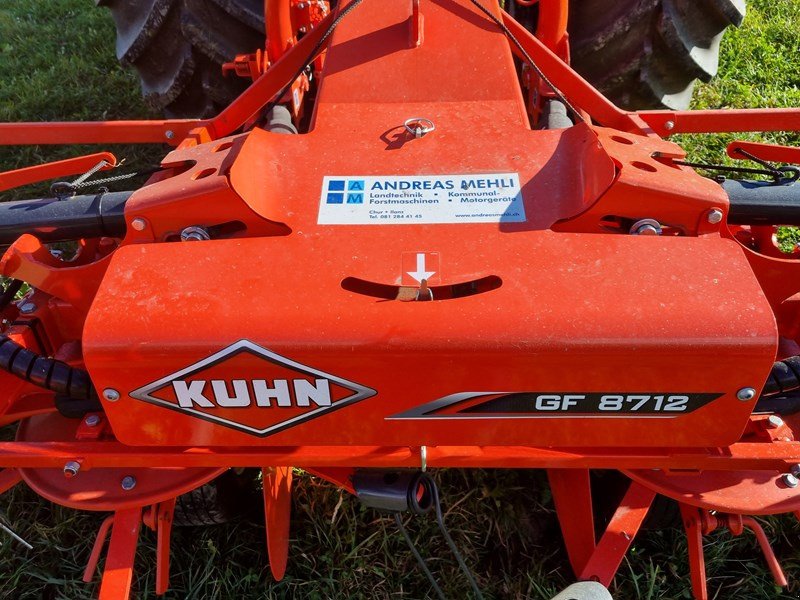 Kreiselheuer Türe ait Kuhn GF 8712 Giroheuer, Gebrauchtmaschine içinde Chur (resim 8)