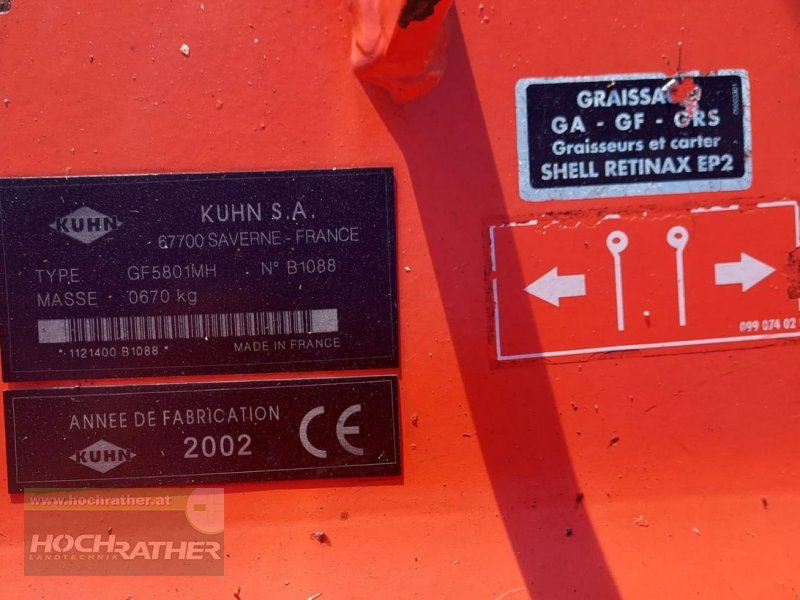 Kreiselheuer des Typs Kuhn GF5801MH, Gebrauchtmaschine in Kronstorf (Bild 1)
