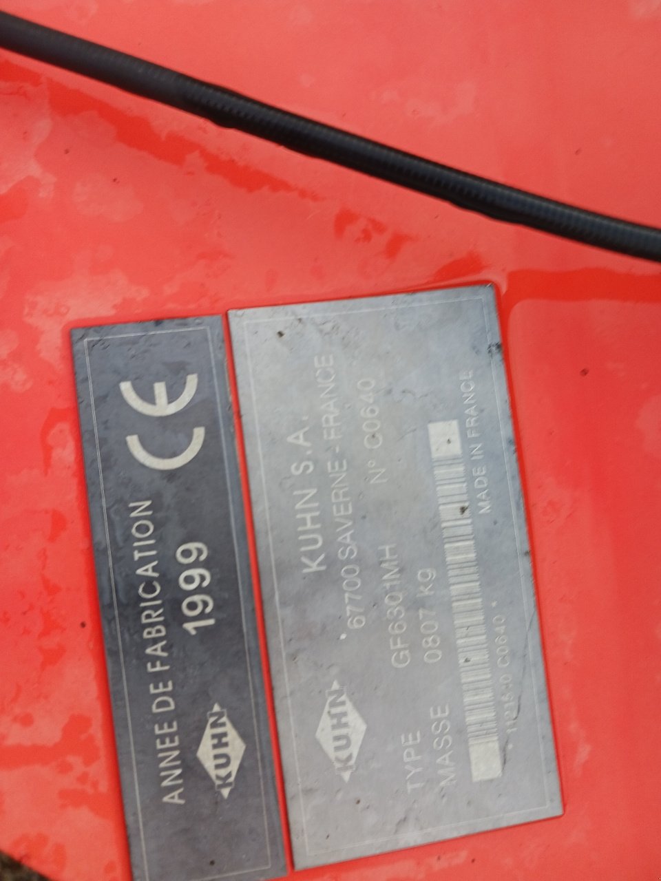 Kreiselheuer van het type Kuhn Gf6301, Gebrauchtmaschine in SAINT HILAIRE EN MORVAN (Foto 3)