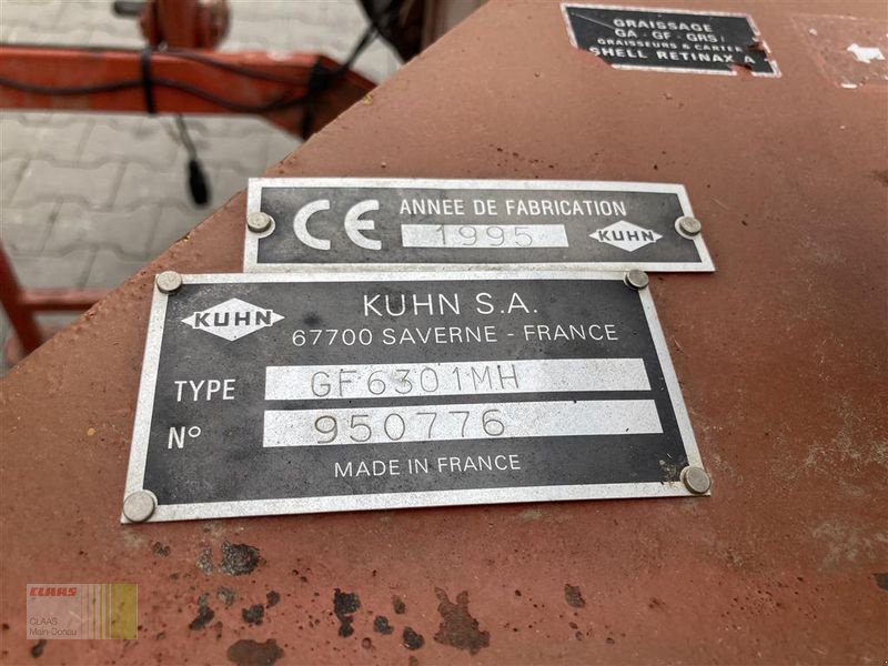 Kreiselheuer des Typs Kuhn GF6301MH, Gebrauchtmaschine in Aurach (Bild 17)