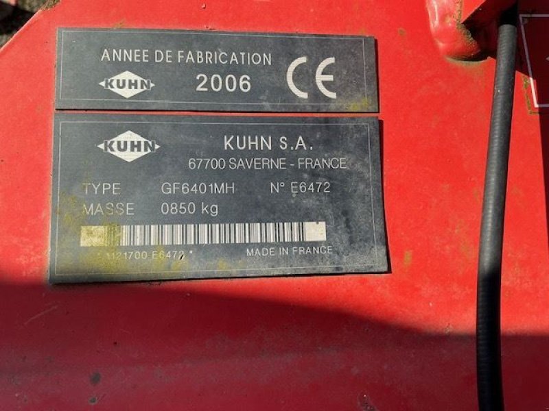 Kreiselheuer of the type Kuhn GF6401MH, Gebrauchtmaschine in les hayons (Picture 7)