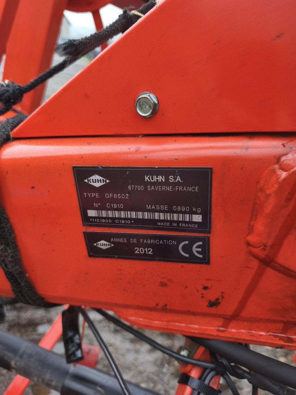 Kreiselheuer Türe ait Kuhn Gf6502, Gebrauchtmaschine içinde Saint-Nabord (resim 7)