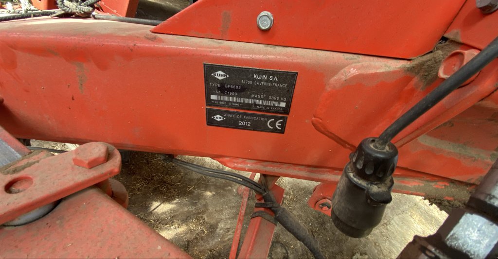 Kreiselheuer του τύπου Kuhn GF6502, Gebrauchtmaschine σε GUERET (Φωτογραφία 7)
