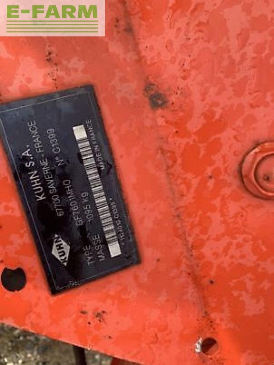 Kreiselheuer typu Kuhn gf7601mho, Gebrauchtmaschine v MARLENHEIM (Obrázek 3)