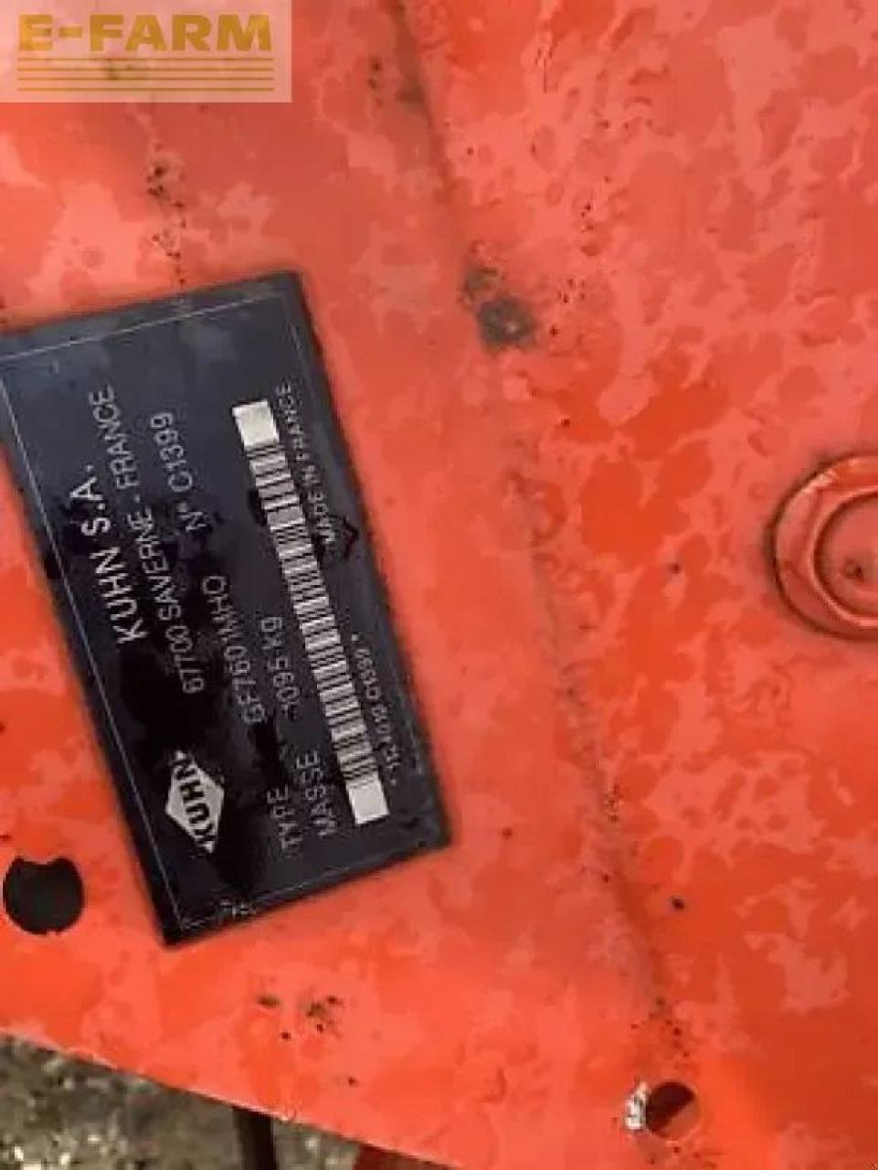 Kreiselheuer типа Kuhn gf7601mho, Gebrauchtmaschine в MARLENHEIM (Фотография 3)