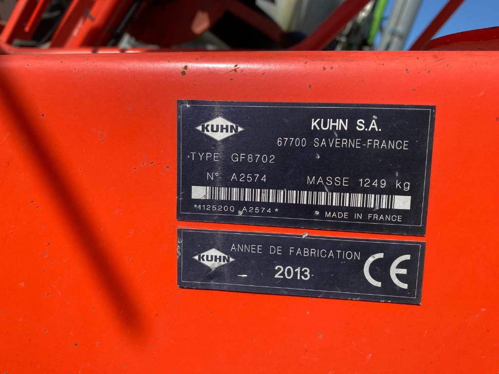 Kreiselheuer of the type Kuhn GF8702, Gebrauchtmaschine in YTRAC (Picture 7)