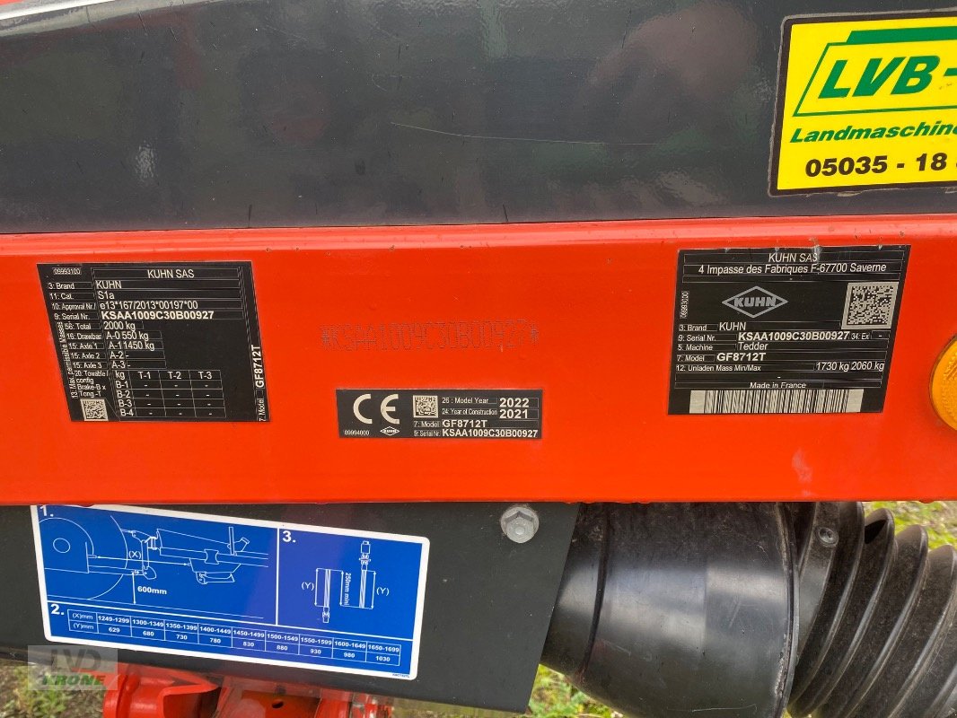 Kreiselheuer типа Kuhn GF8712T, Gebrauchtmaschine в Barsinghausen OT Groß Munzel (Фотография 7)