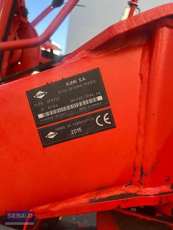 Kreiselheuer typu Kuhn Giroheuer GF8702, Gebrauchtmaschine v Zweibrücken (Obrázek 5)