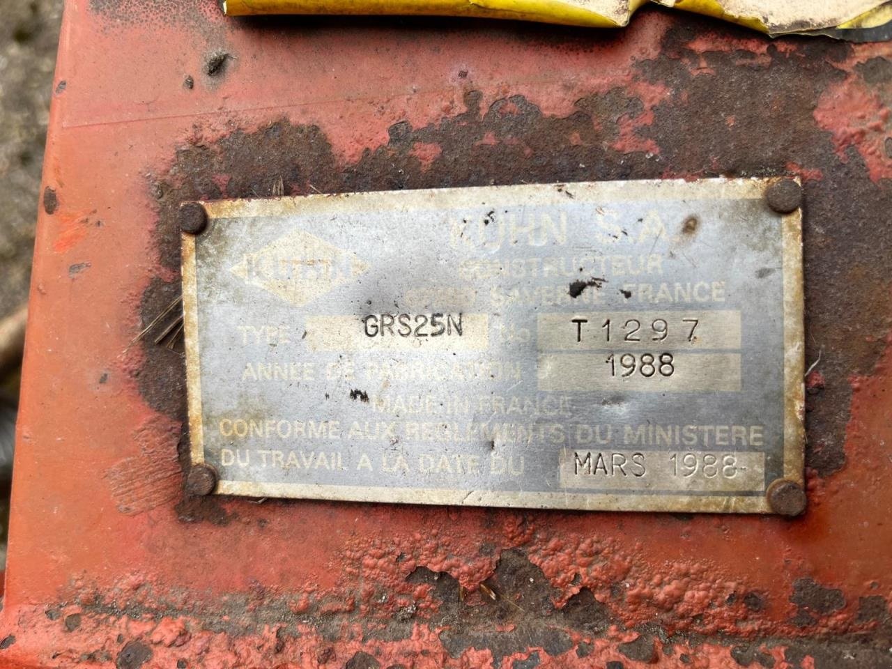 Kreiselheuer vrste Kuhn GSR 25 N, Gebrauchtmaschine v Tarm (Slika 4)