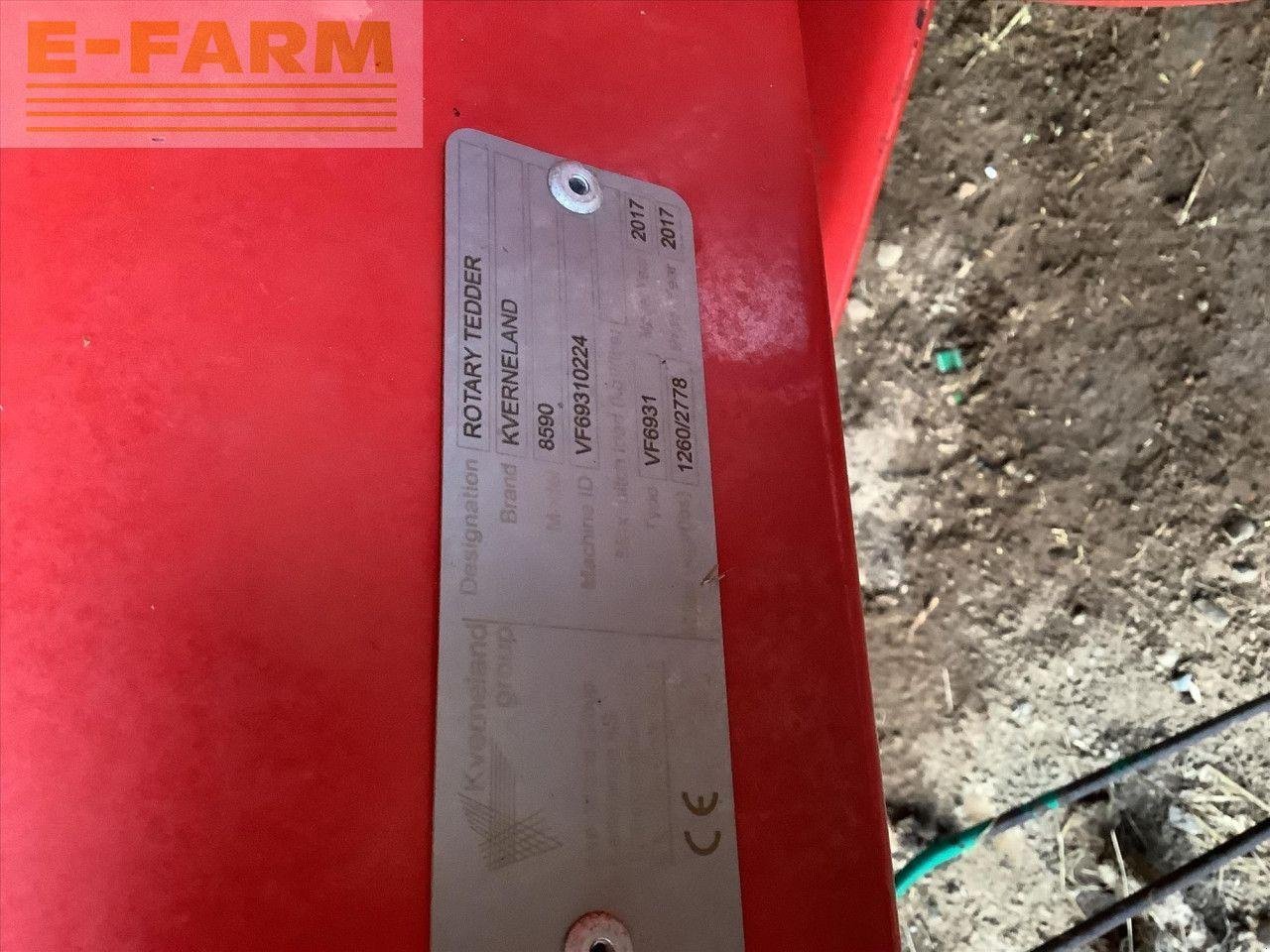 Kreiselheuer del tipo Kverneland USED 8590, Gebrauchtmaschine en CARLISLE (Imagen 3)