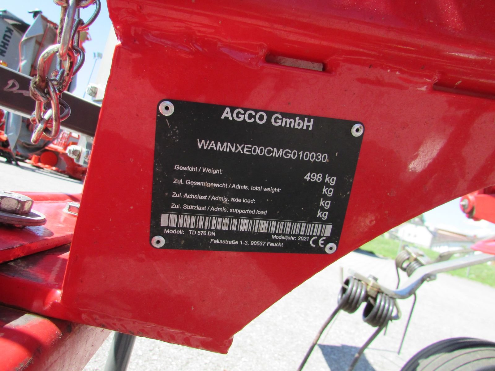Kreiselheuer typu Massey Ferguson TD 576 DN, Gebrauchtmaschine v Saxen (Obrázek 13)