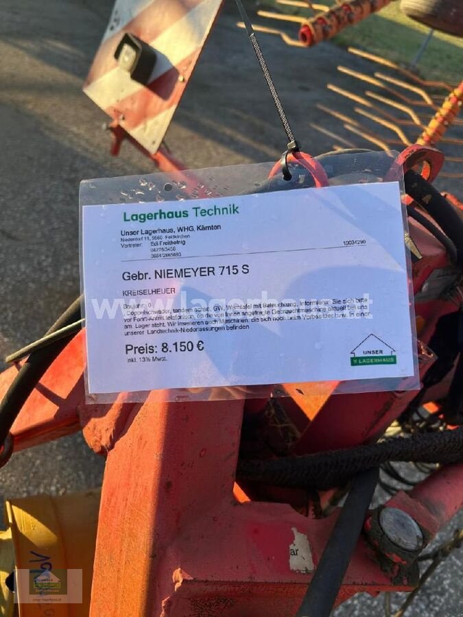 Kreiselheuer typu Niemeyer 715 S, Gebrauchtmaschine v Klagenfurt (Obrázek 8)