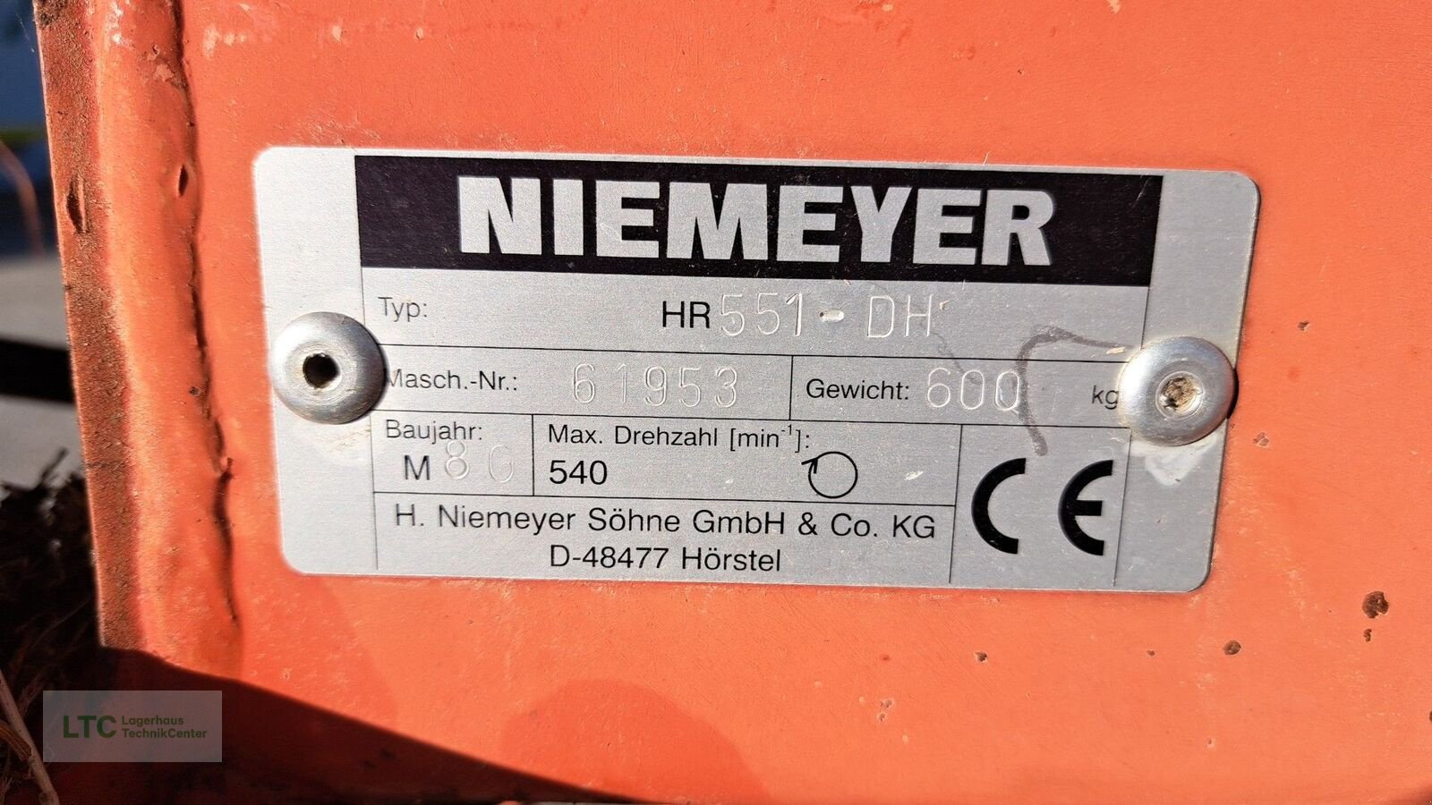 Kreiselheuer of the type Niemeyer HR551-DH, Gebrauchtmaschine in Redlham (Picture 11)