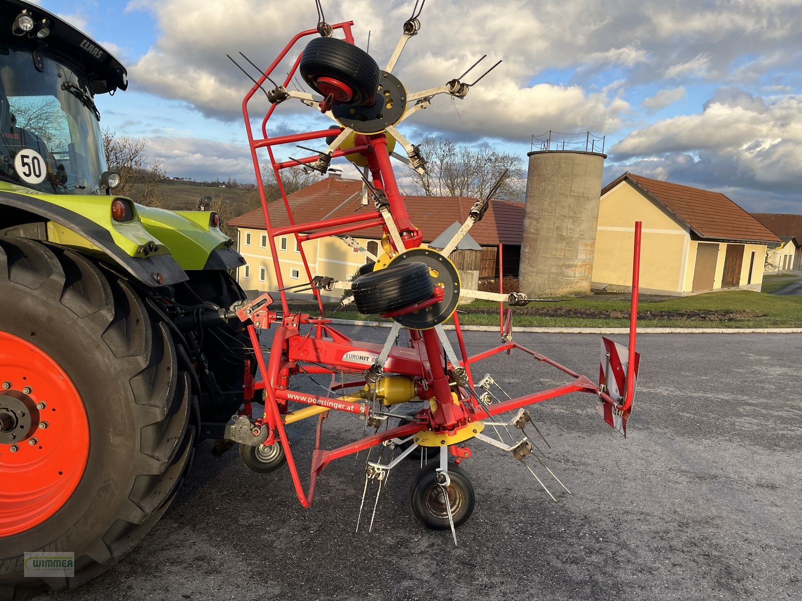 Kreiselheuer del tipo Pöttinger Euro HIT 69 NZ - gebrauchter Kreisler "7m, Gebrauchtmaschine en Kematen (Imagen 4)