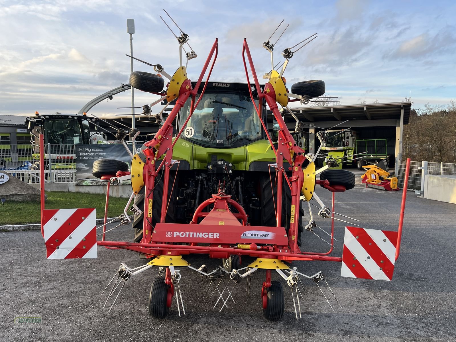 Kreiselheuer del tipo Pöttinger Euro HIT 69 NZ - gebrauchter Kreisler "7m, Gebrauchtmaschine en Kematen (Imagen 22)