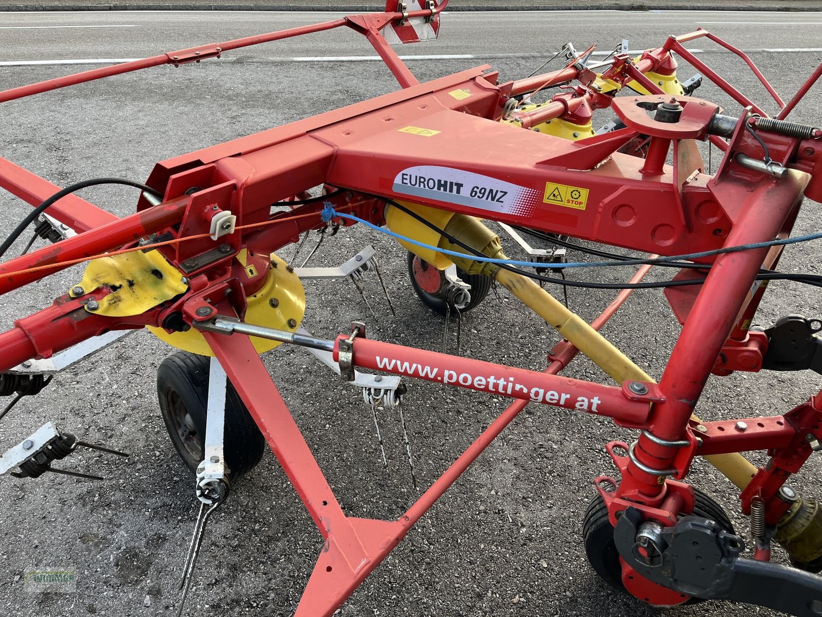 Kreiselheuer del tipo Pöttinger Euro HIT 69 NZ - gebrauchter Kreisler "7m, Gebrauchtmaschine en Kematen (Imagen 14)
