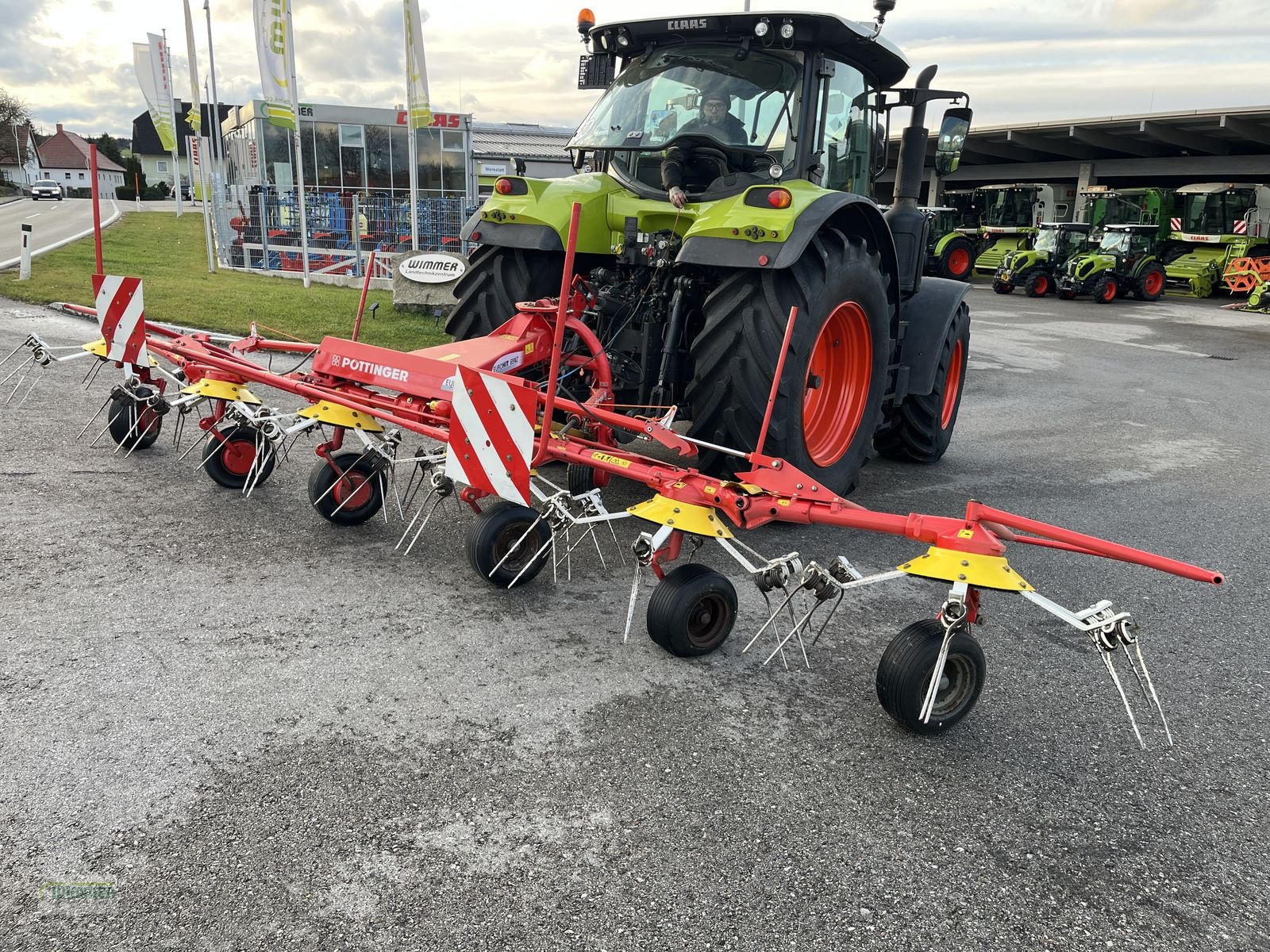 Kreiselheuer del tipo Pöttinger Euro HIT 69 NZ - gebrauchter Kreisler "7m, Gebrauchtmaschine en Kematen (Imagen 9)